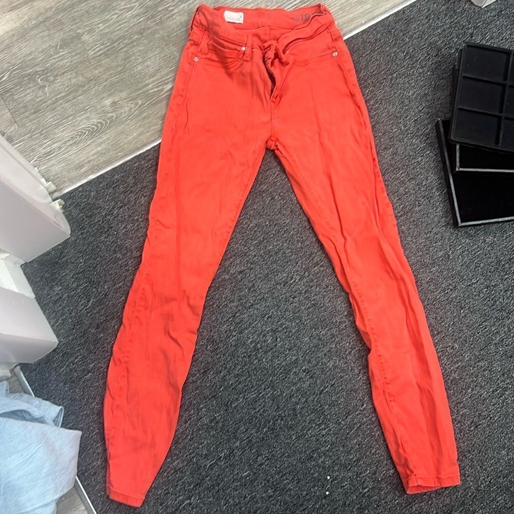 Gap Orange/Red Jeans - Skinny Jeans - Jean Leggings Size 2 - Excellent Condition